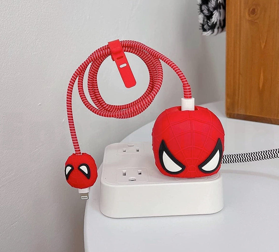 Spiderman Protective Case for 20W i Phone USB-C Power Adapter Charger